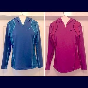 🌟 ✨SALE✨ Set of 2 Under Armour Coldgear Hoodie Tops